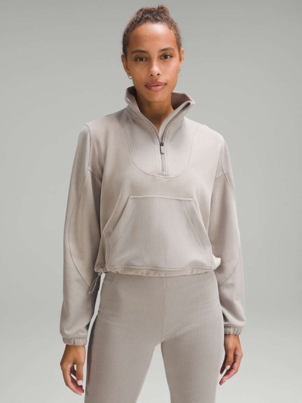 Lululemon Brushed Softstreme Ribbed Half Zip